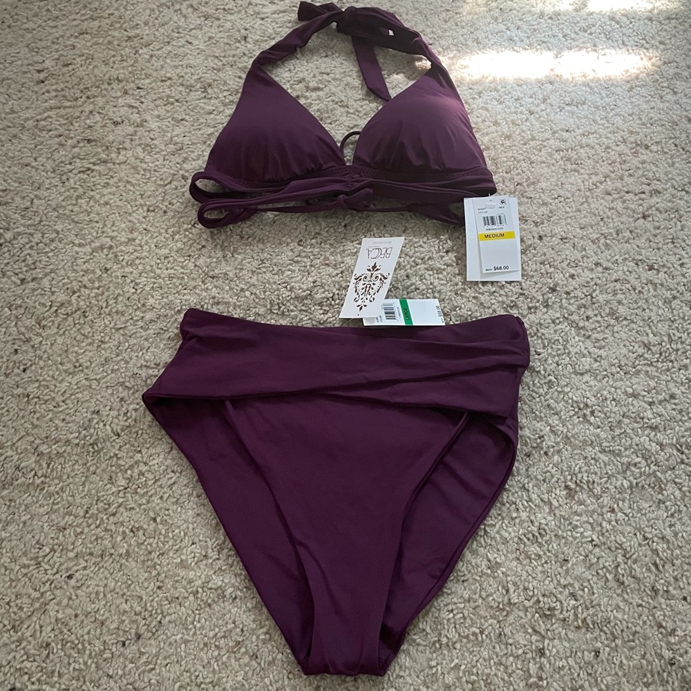 NWT - Becca by Rebecca Virtue high waisted bikini